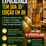 Belo Horizonte sedia 35ª edição da Expocachaça com expectativa de R$ 30 milhões em negócios
