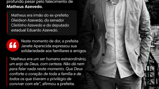 Prefeitura de Divinópolis estabelece luto de três dias após falecimento de Matheus Azevedo