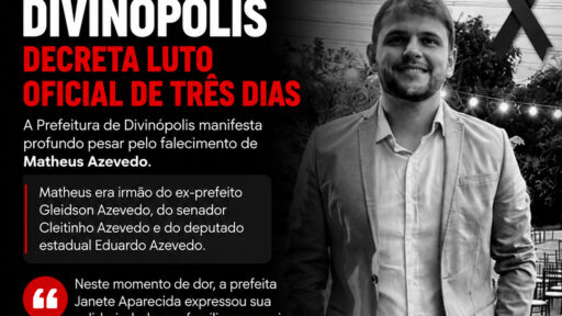 Prefeitura de Divinópolis estabelece luto de três dias após falecimento de Matheus Azevedo