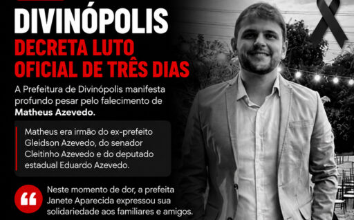 Prefeitura de Divinópolis estabelece luto de três dias após falecimento de Matheus Azevedo