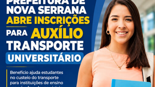 Estudantes de Nova Serrana podem pedir auxílio transporte via aplicativo até 7 de agosto