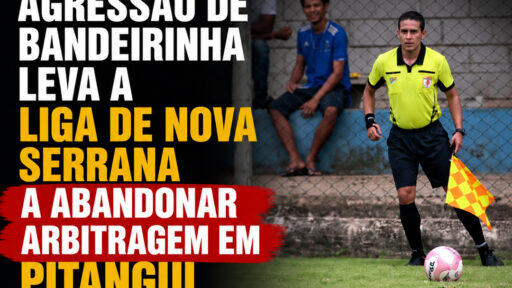 Arbitragem suspensa em Pitangui após agressão a assistente em campo
