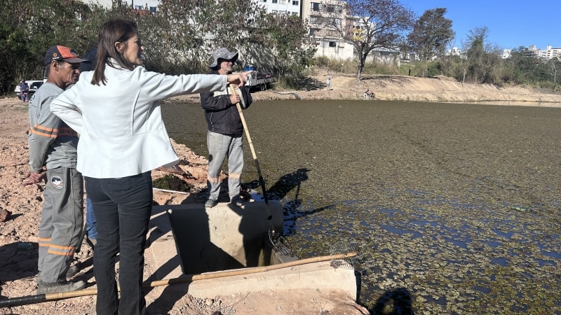Prefeitura de Divinópolis inicia força-tarefa para limpeza da Lagoa do Sidil
