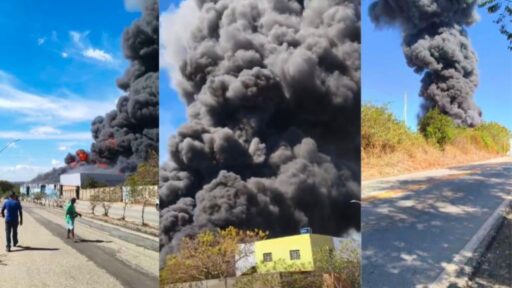 Explosão em fábrica de EVA mobiliza equipes de resgate em Perdigão