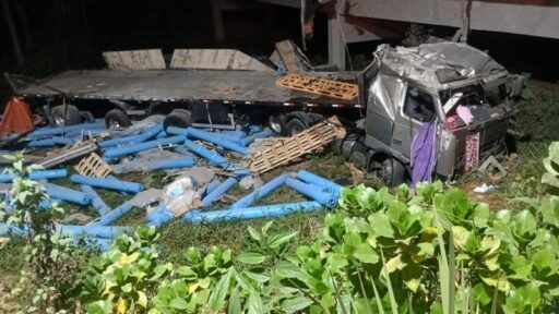 Acidente na Br-262 deixa vítima fatal e motorista ferido em Domingos Martins