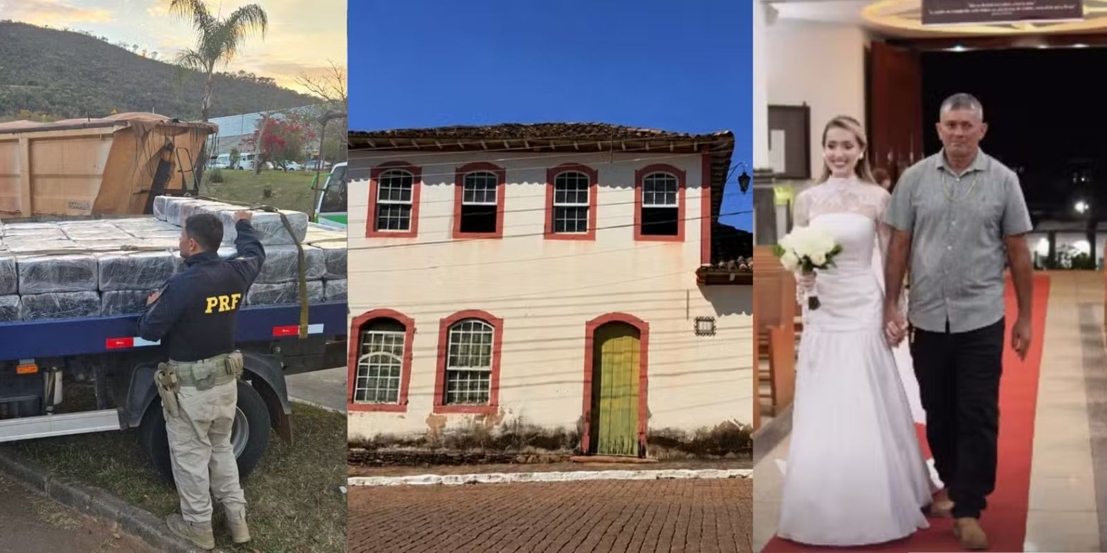 Apreensão de drogas, casarão histórico e casamento viral marcam a semana no Centro-oeste