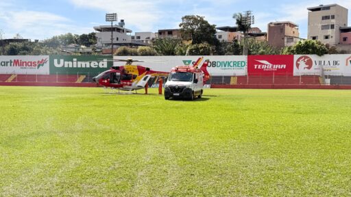 Criança com queimaduras graves é transferida via aérea para hospital em Belo Horizonte