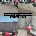 dono pede ajuda para localizar honda cg 160 vermelha fur 1786186751493