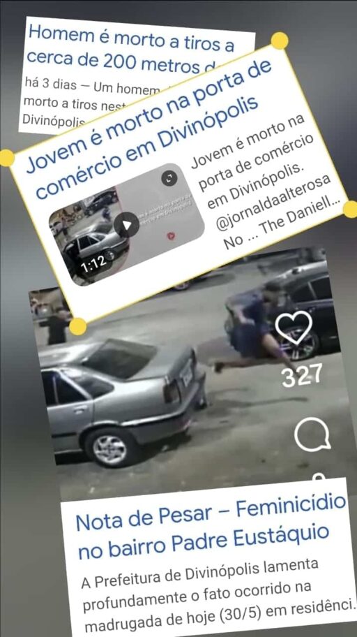 Insegurança em Divinópolis gera preocupação com aumento da criminalidade urbana