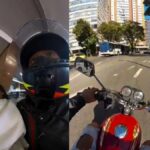 motoboys abrem caminho no transito para salvar mulher em 1786143257592