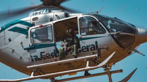 Operação Áquila utiliza helicóptero para interceptar contrabando na Mg-050