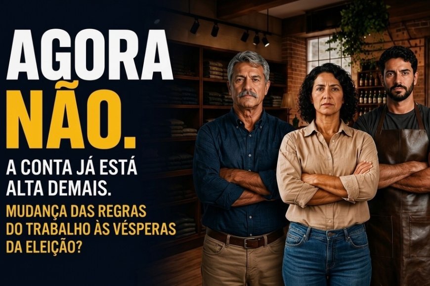Setor terciário pressiona contra votação da PEC da escala 6x1 antes das eleições