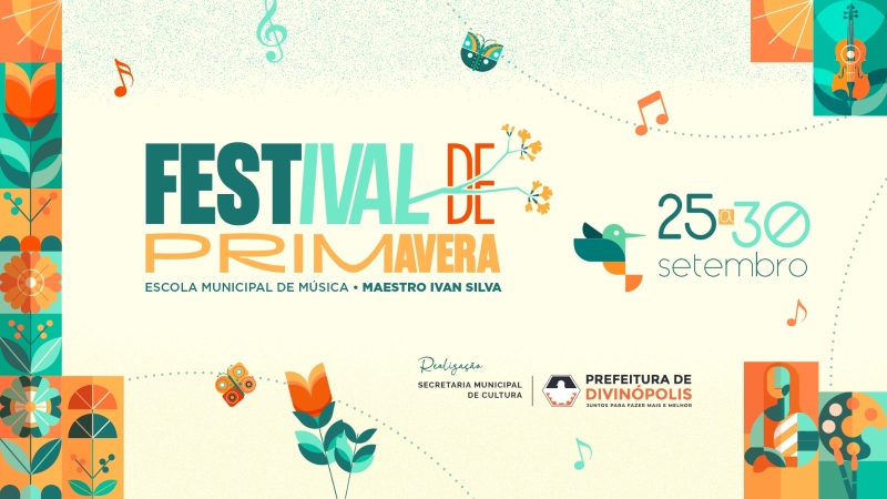 Festival de Primavera em Divinópolis oferece programação cultural gratuita até 30 de setembro